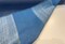 1 Yard Soft Chenille Drift Blues Outdoor Upholstery Fabric Durable 100 Percent Acrylic 56 Inch Width